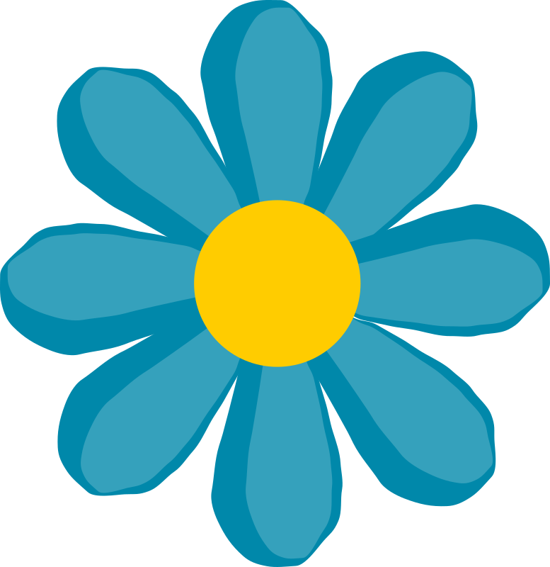 Blue flower