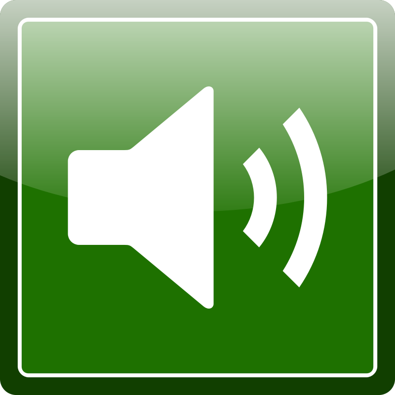 Green audio icon
