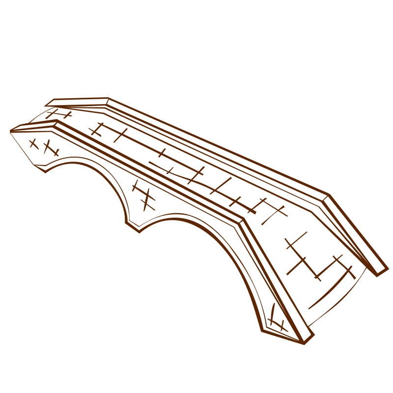 RPG map symbols Stone Bridge (alternate) 2
