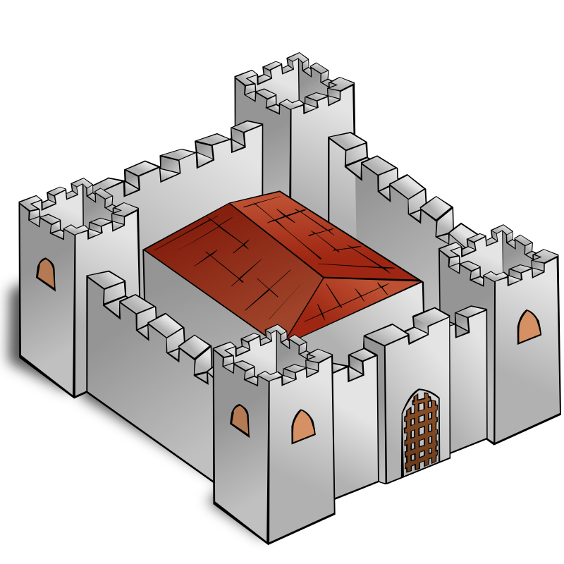 RPG map symbols: Fortress