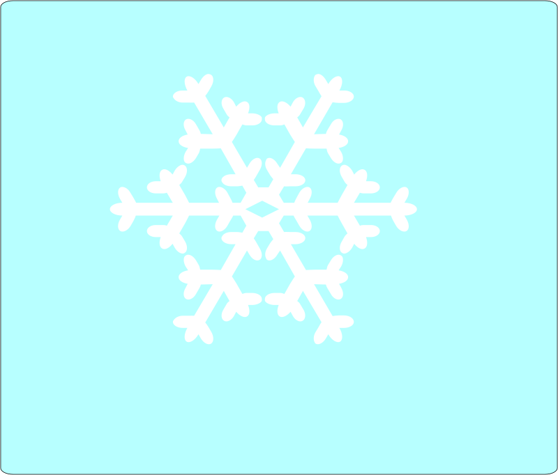 Weather symbol: Snow Flake6