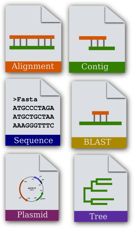 Bioinformatics Icon set