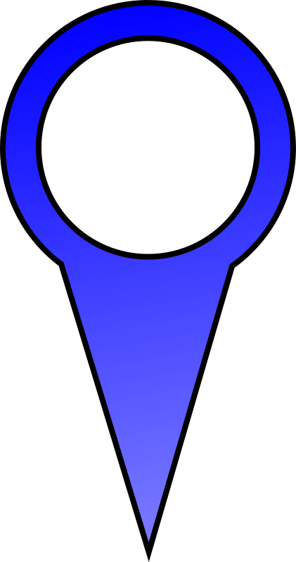 Blue Map Pin