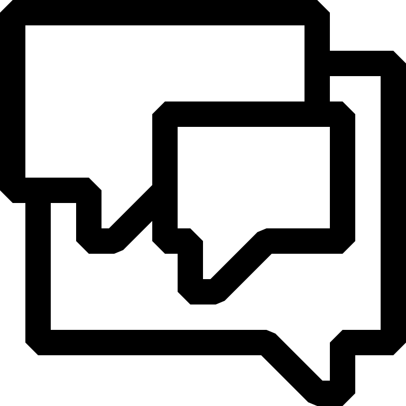 16x16px-capable, black and white icons