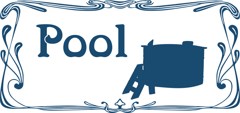 Pool sign