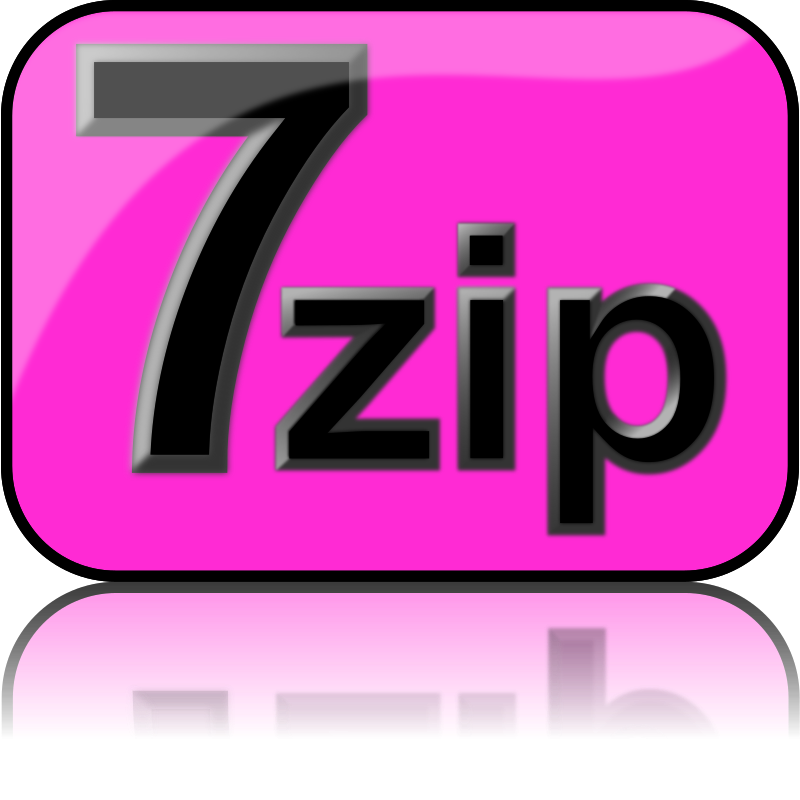 7zip Glossy Extrude Magenta
