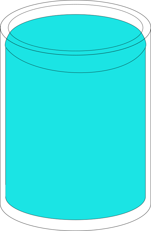 Glass of water