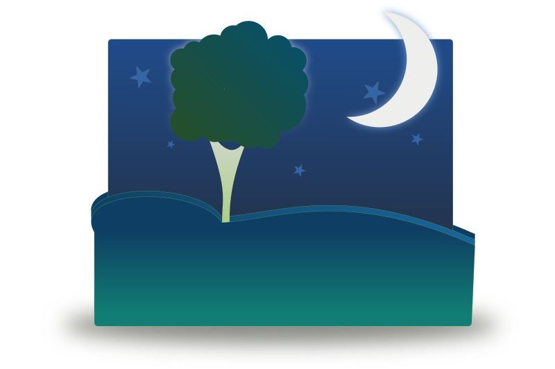 Landscape by night