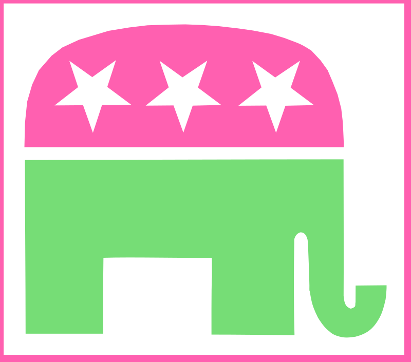 gop elephant transparent background border