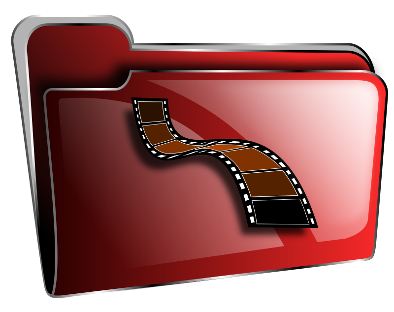 Folder icon red video