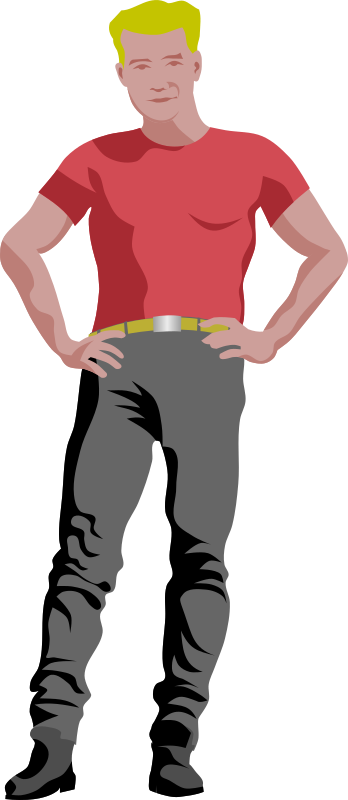 Assertive guy by Rones. Posterized