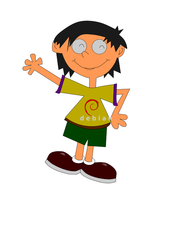 Cartoon kid