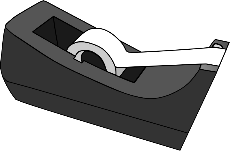 black tape