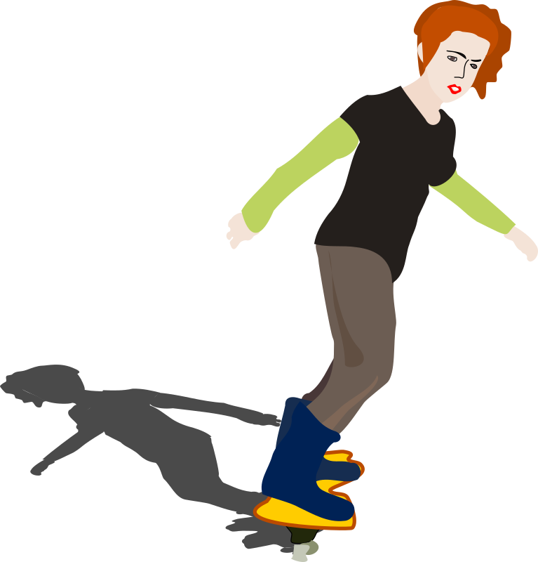 girl on skateboard