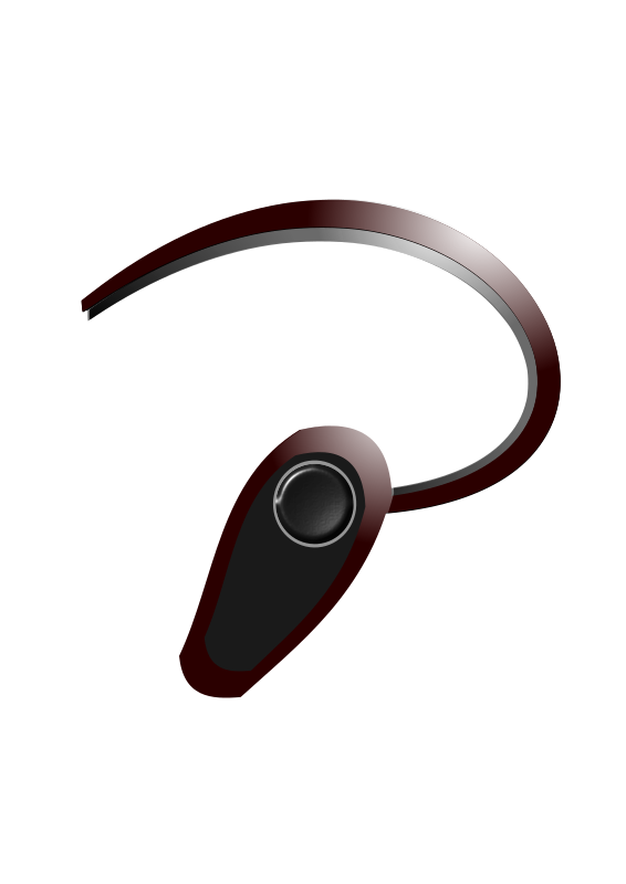 bluetooth headset brown