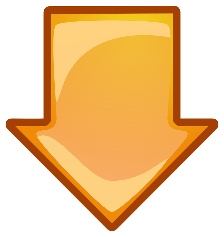 arrow-orange-down