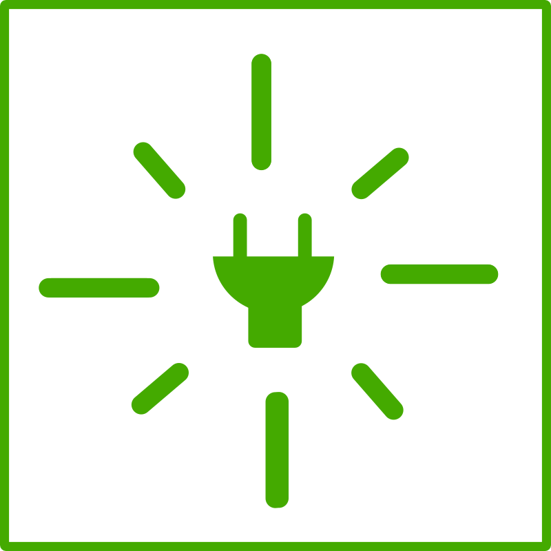 eco green energy icon