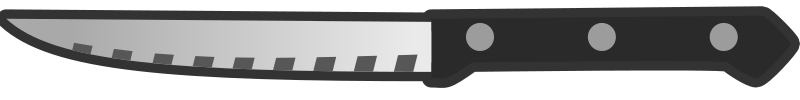 Serious Cartoon Knife