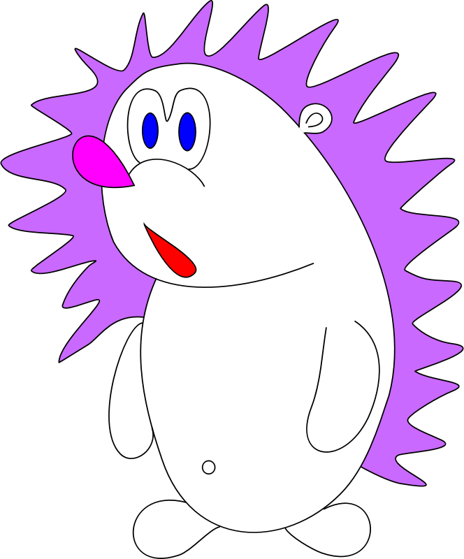 cartoon hedgehog