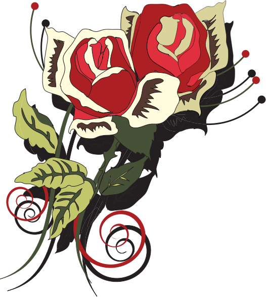 Flower Decoration in color