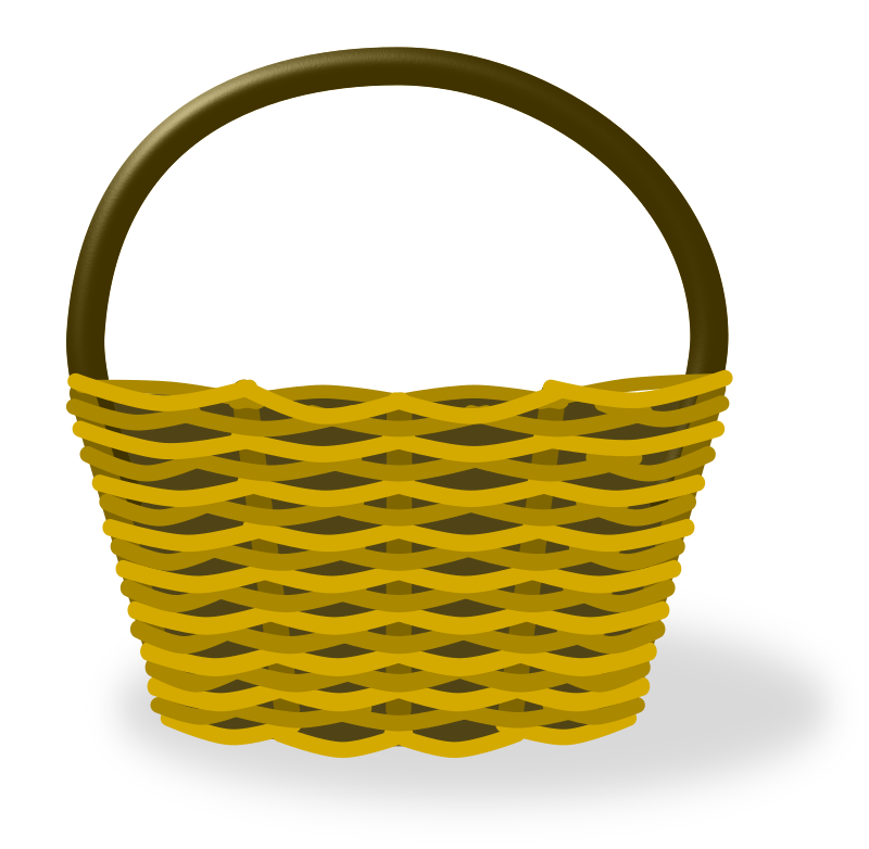 Cesta de la compra vacía. Empty shopping basket