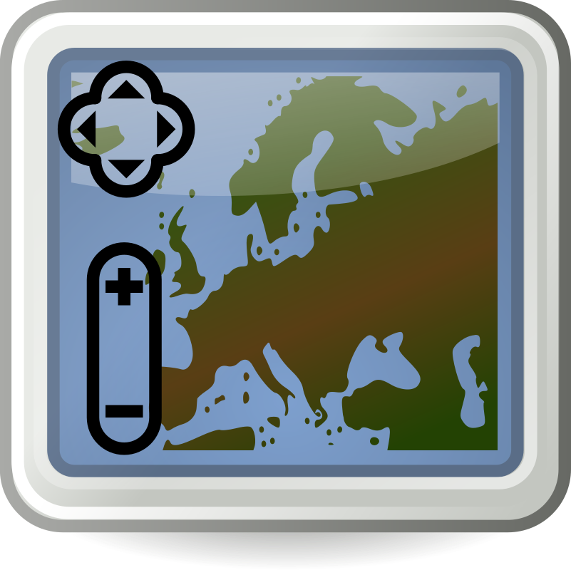 Tango style map application icon