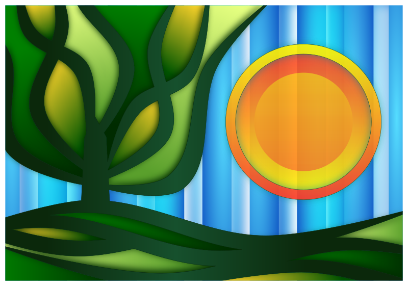 Stylised Landscape