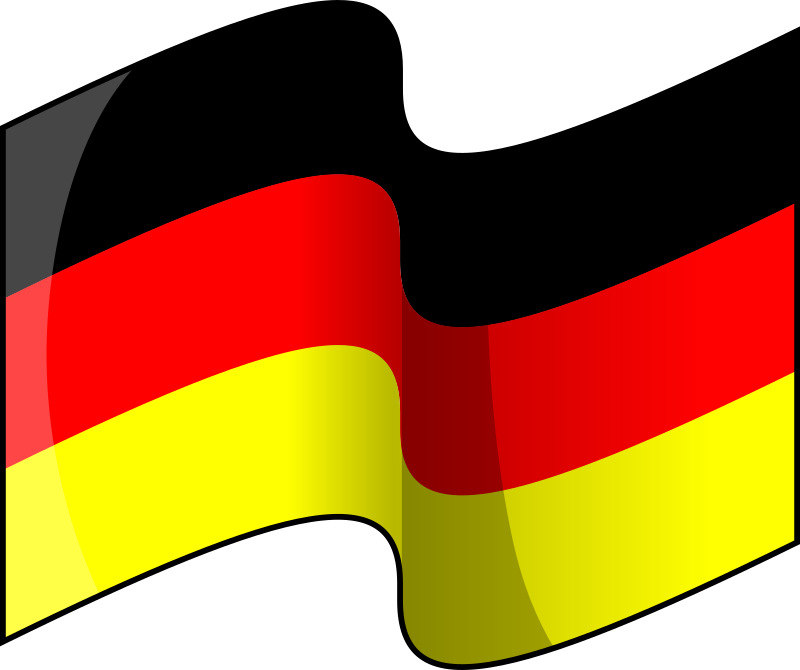 Flag of Germany (waving)