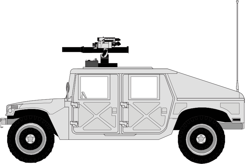 White Humvee