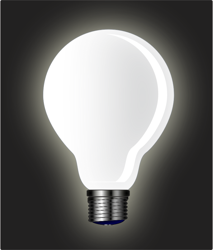 light bulb, on