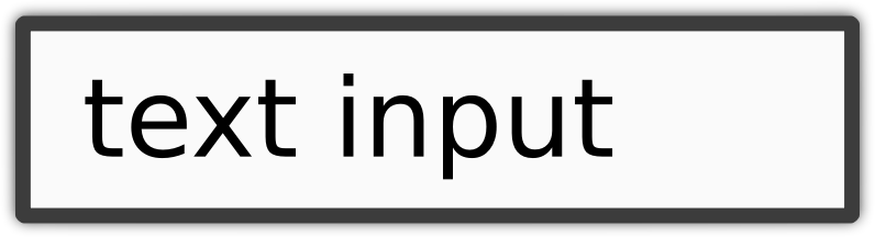 text input