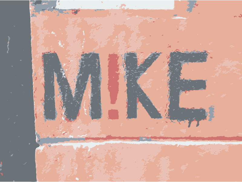 Graffiti Mike sign