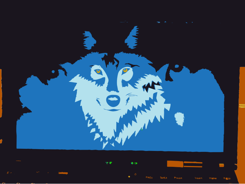 Wolf remix from camera to vector