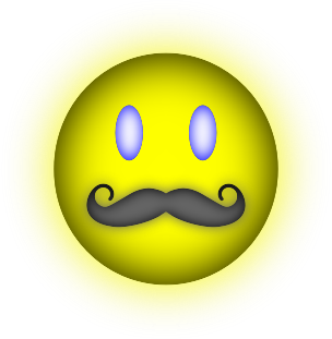 Happy Face Mustache