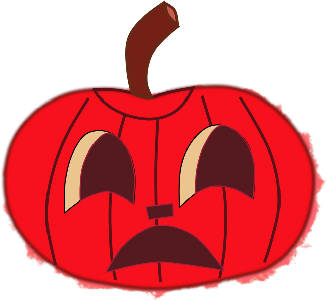 Halloween faces for pumpkins, red