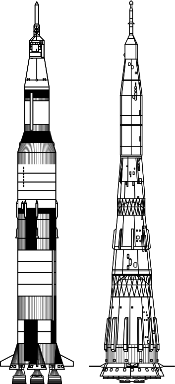Saturn V26 N1 Comparison