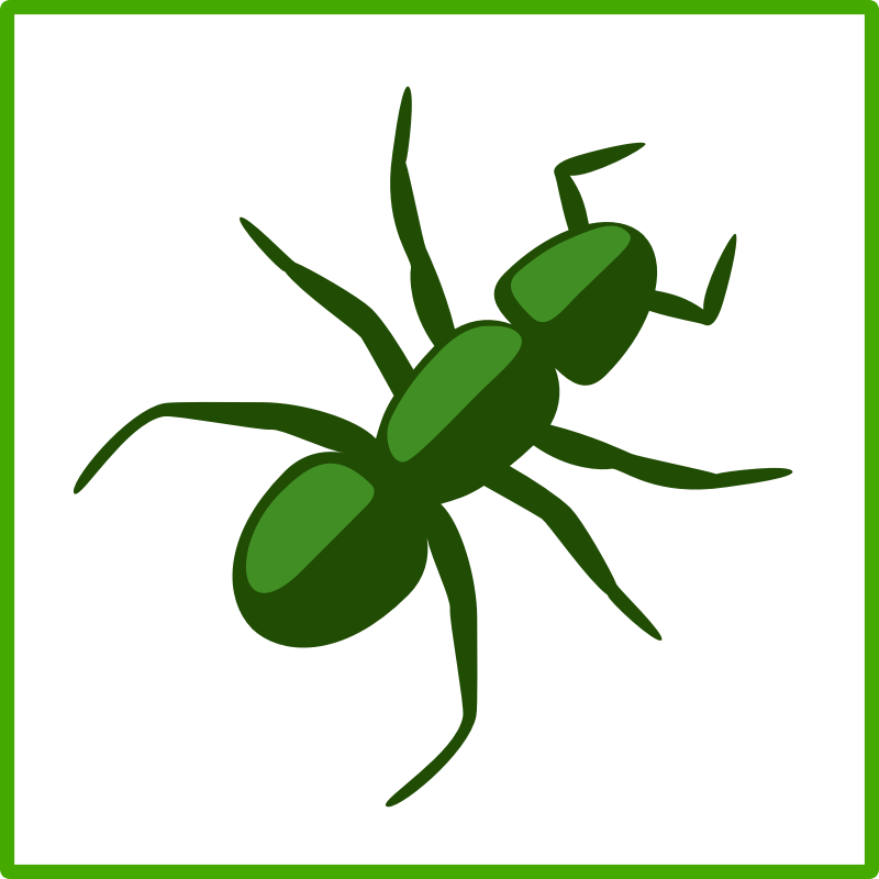 Eco green ant icon