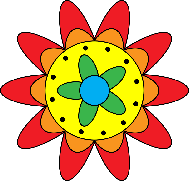 Triple Flower Doodle