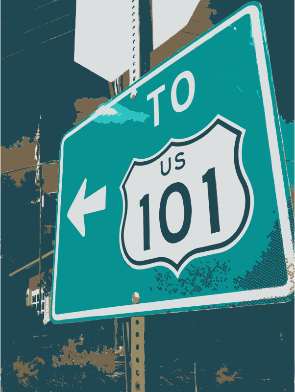 101 sign