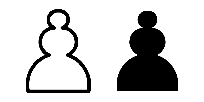 Chess tile - Pawn