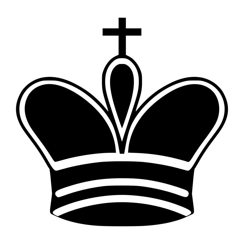 Chess tile - King 1