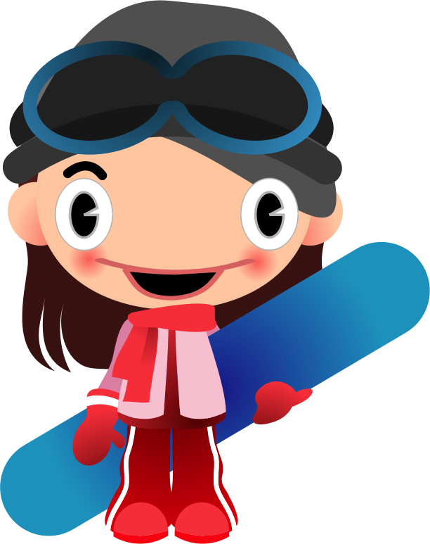 speaking snowboard girl