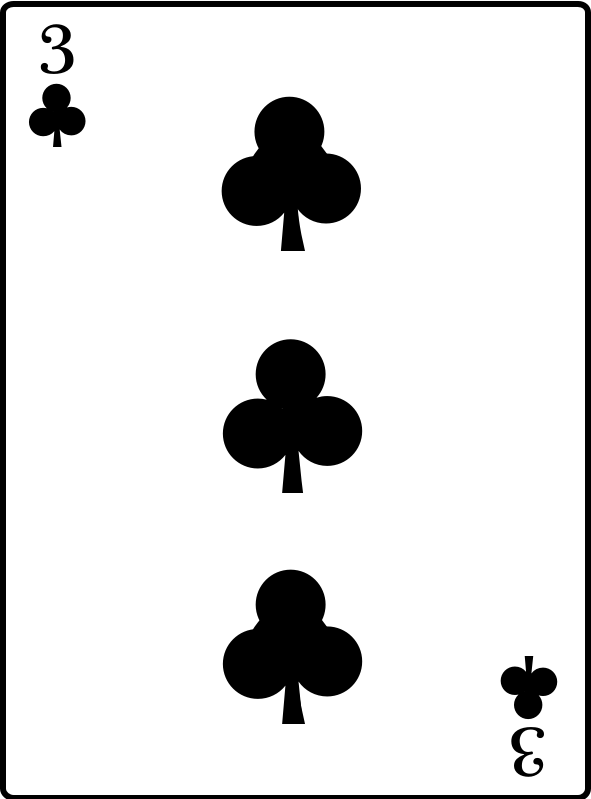 3 of Clubs