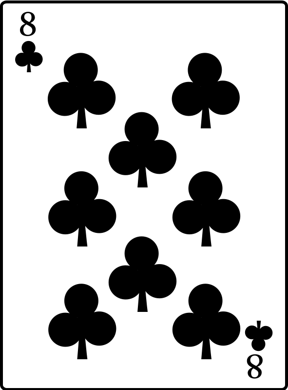 8 of Clubs