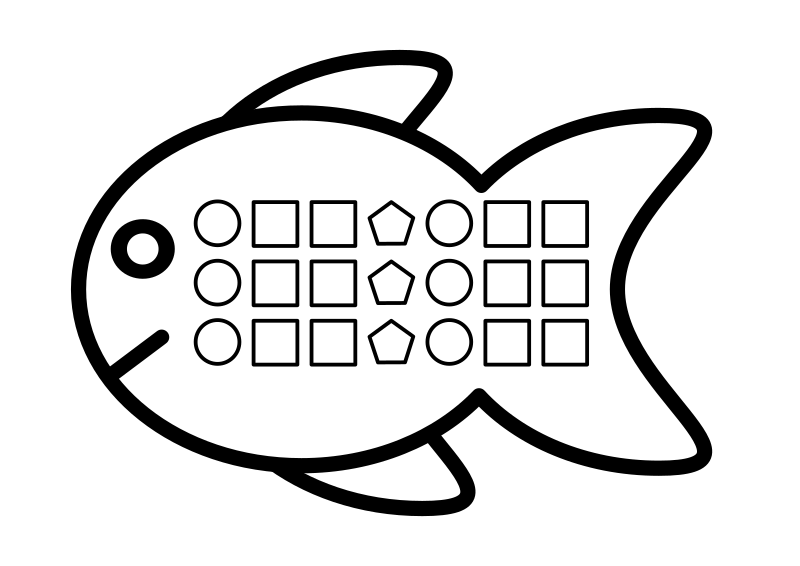Shape Pattern Fish
