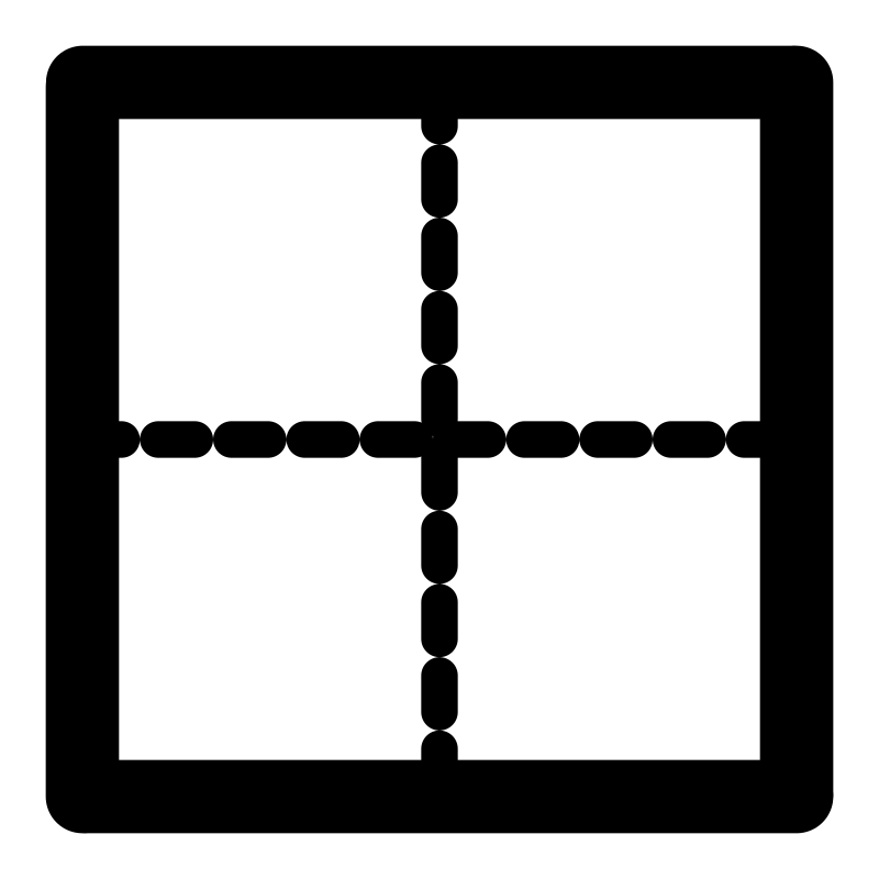 mono border outline