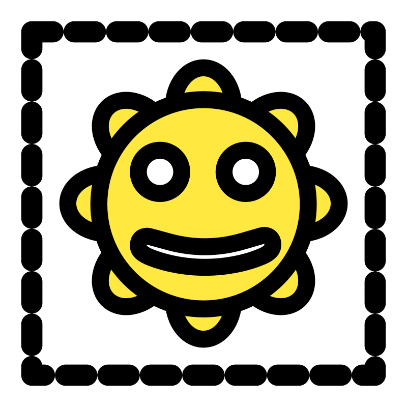 Smiley Sun Icon