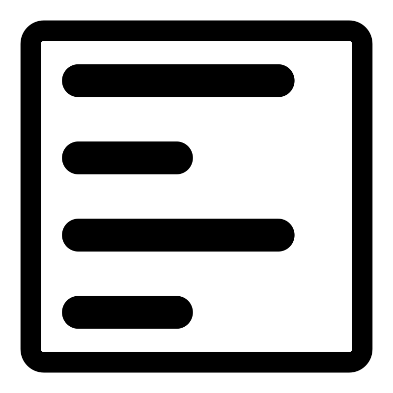 primary text left