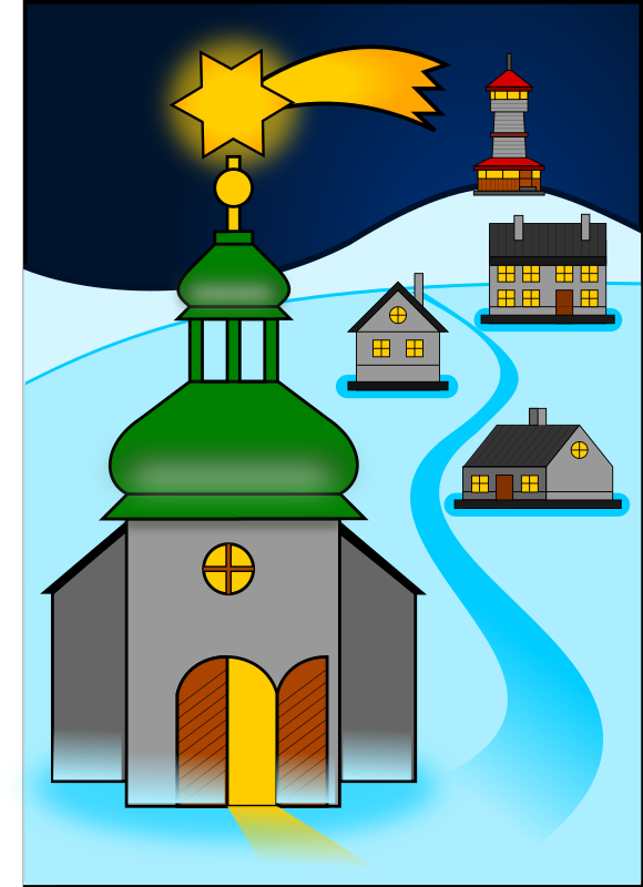 Christmas scenery 