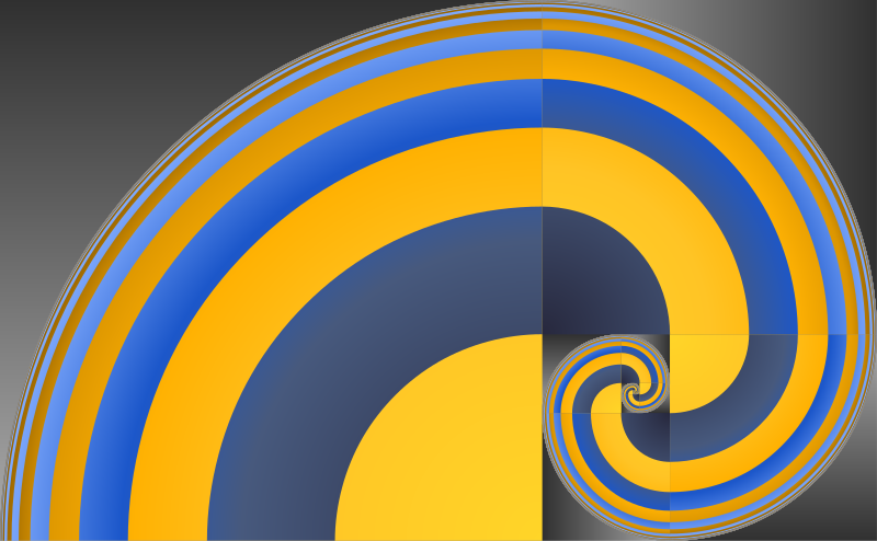 Fibonacci spiral